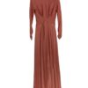 Abitoml lungo svasato jersey lurex