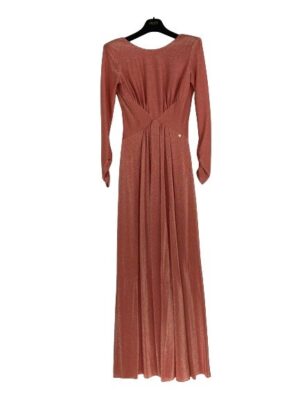 Abitoml lungo svasato jersey lurex