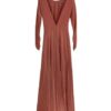 Abitoml lungo svasato jersey lurex