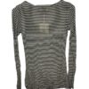 T-shirtml rigata viscosa cashmere