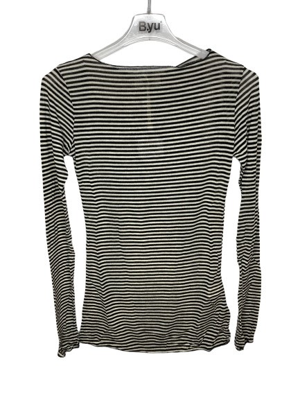 T-shirtml rigata viscosa cashmere