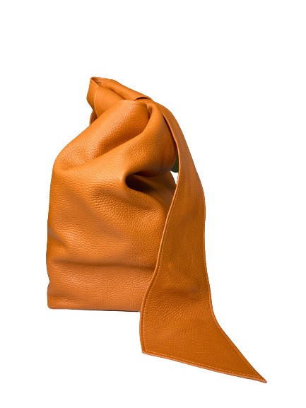 Borsa annodata cuoio