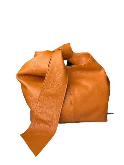 Borsa annodata cuoio