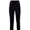 Pantalone slim vita alta +2bottoni