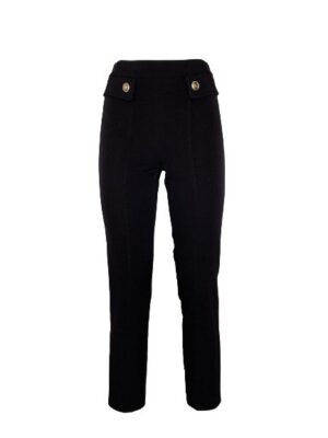 Pantalone slim vita alta +2bottoni