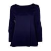 Blusaml punto milano+zip dietro