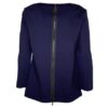 Blusaml punto milano+zip dietro