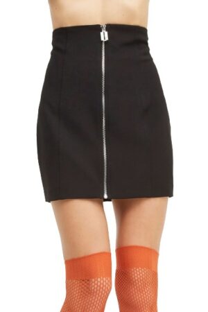 Minigonna zip