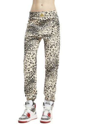 Pantalone jogging stampa animalier