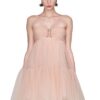 Abito bustier svasato tulle