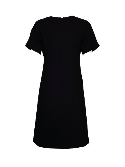 Abito trapezio crepe