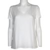 T-shirt scollov mezza manica viscosa