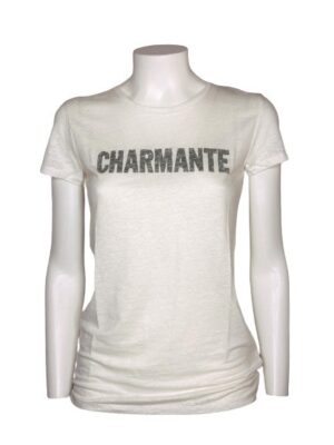 T-shirt mezza manica+charmante lino elastame