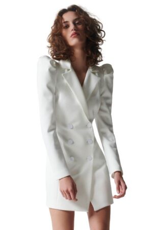 Robe manteau+spalline crepe