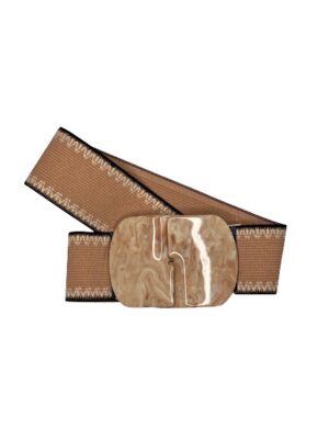 Cintura l elastico bordo jacquard