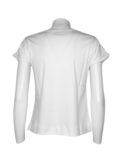 T-shirt slim mezza manica cotone