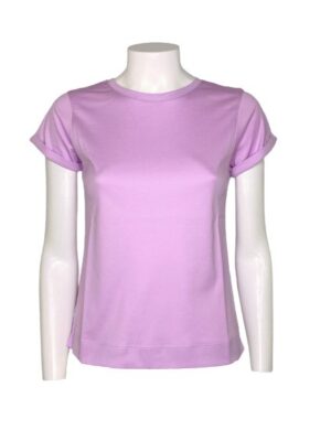 T-shirt slim mezza manica cotone