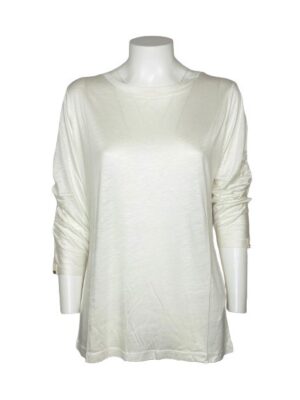 T-shirt manica 78+arricci viscosa