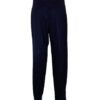 Pantalone palazzo con piping felpa strech