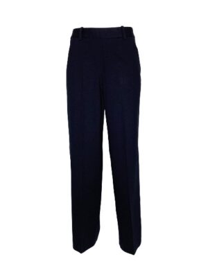 Pantalone palazzo con piping felpa strech