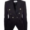 Giacca doppio petto crepe