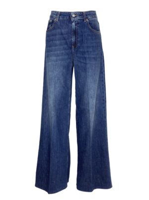 Jeans palazzo light 5 tasche