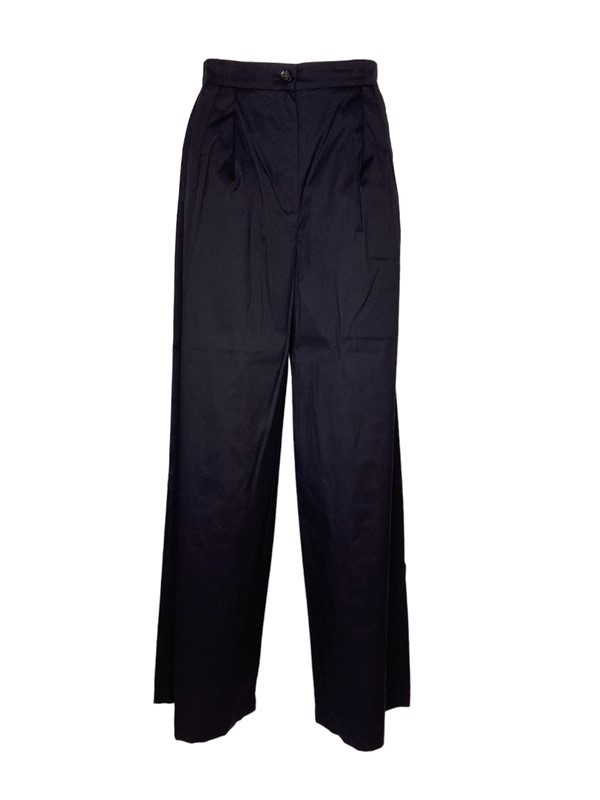 Pantalone palazzo popeline strech