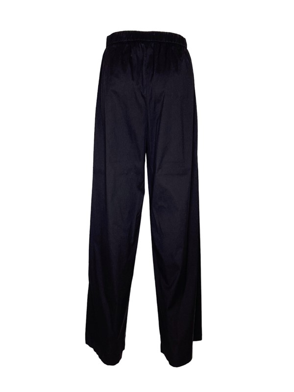 Pantalone palazzo popeline strech