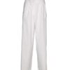 Pantalone palazzo popeline strech