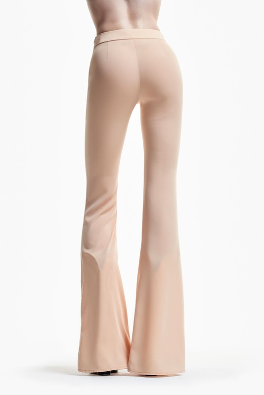 Pantalone flared strech