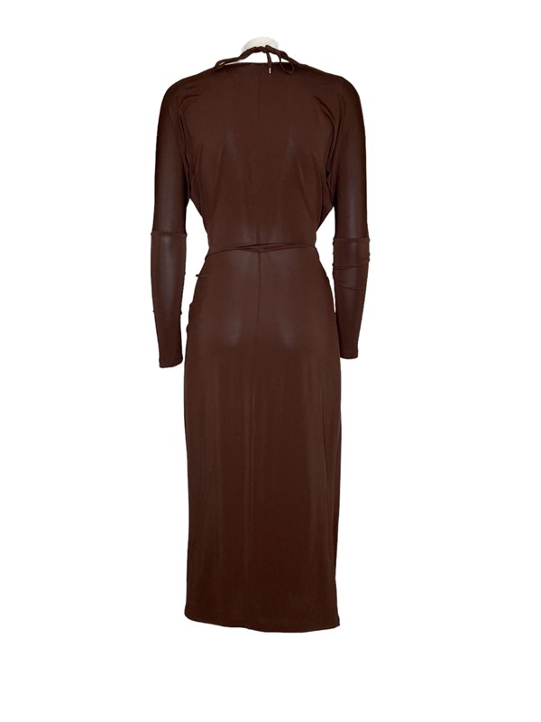 Abito tubino+collana crepe viscosa