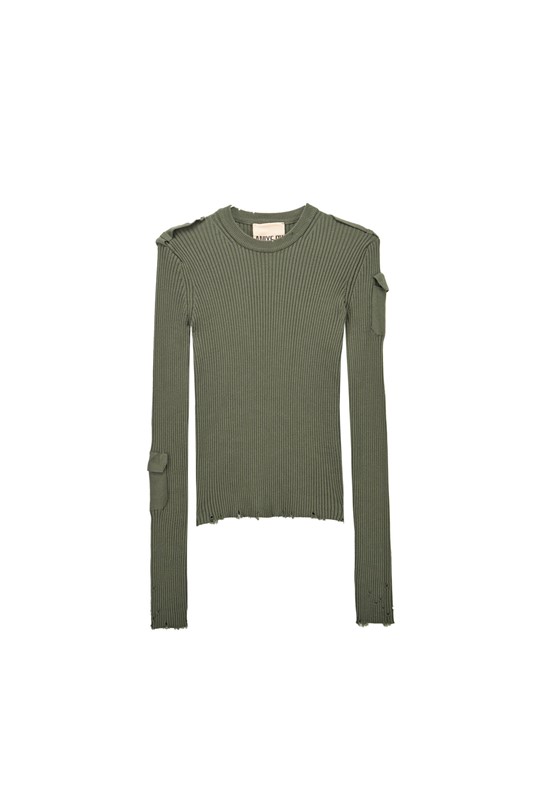 Girocollo costina militare
