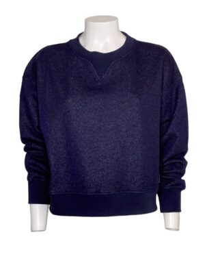 Felpa girocollo lurex