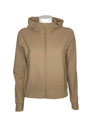 Cappuccio+zip spandex