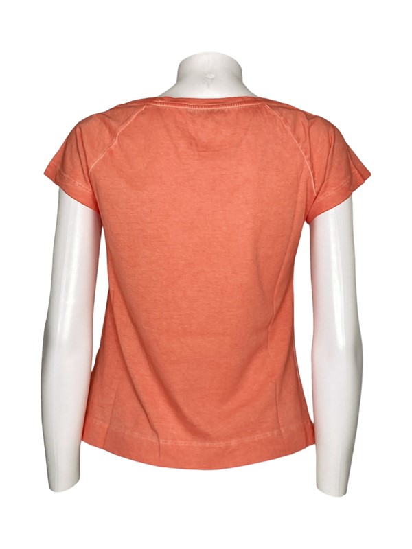 T-shirt slim maltinta cotone