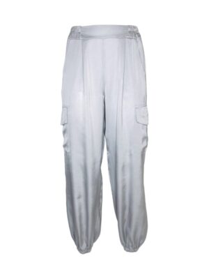 Pantalone cargo raso viscosa strech