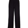 Pantalone palazzo crepe+cintura oro