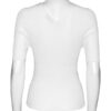 T-shirt scollo v costina viscosa