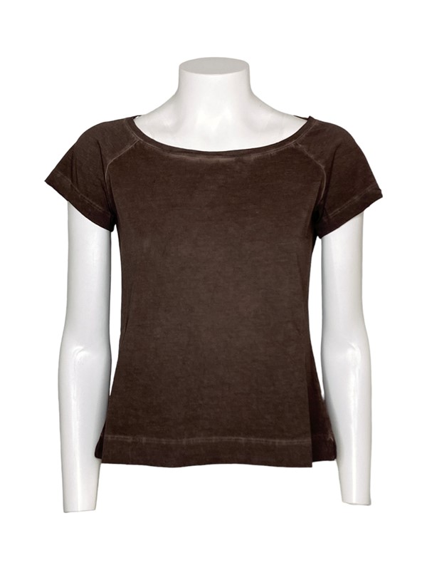 T-shirt slim maltinta cotone
