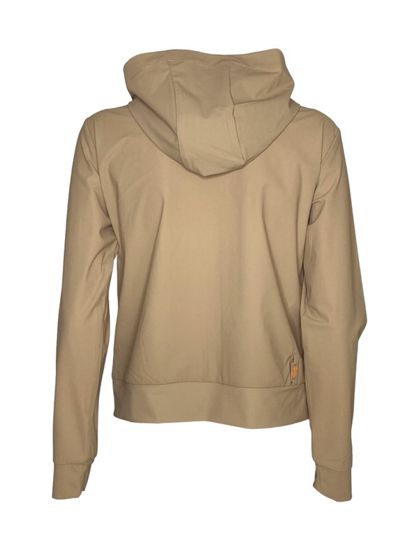 Cappuccio+zip spandex