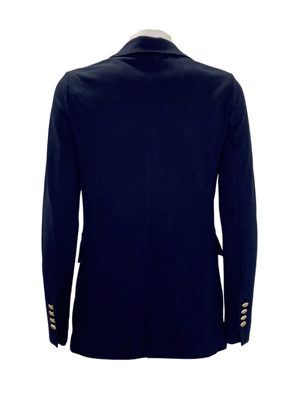 Giacca doppio petto slim piquet strech