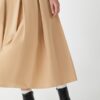 Gonna ampia piegoni taffeta