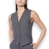 Gilet gessato lurex