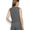 Gilet gessato lurex