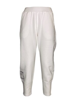Pantalone jogging felpa+inserti costina