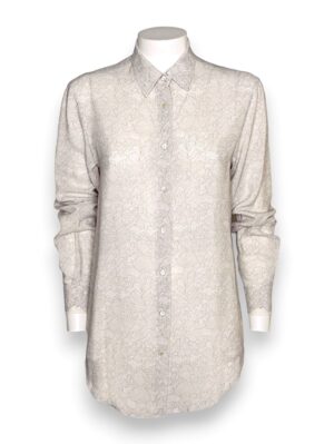 Camicia lunga stampa pizzo