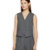 Gilet gessato lurex