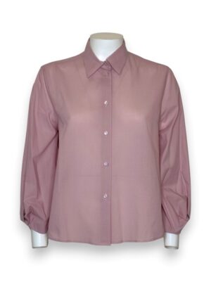 Camicia scatola crop manica lunga