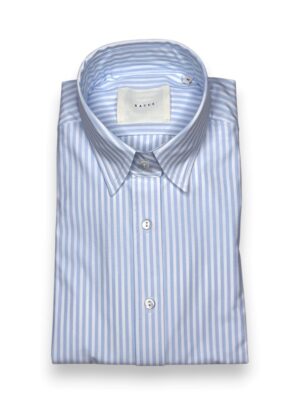 Camicia manica lunga rigata active no stiro