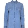 Camicia manica lunga chambray